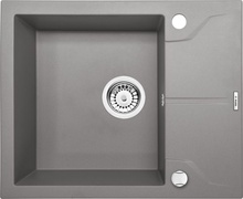 ANDANTE GREY GRANITE SINK ONE BOWL WITH DRAINER WITH FITTING