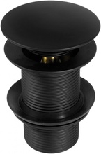 Sifon Click-Clack negru forma rotunda