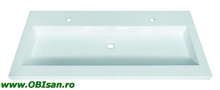 Lavoar alb 120x51,5x12,5cm pentru mobilier 80700