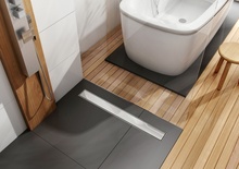 Rigola / sifon pardoseala pentru cabina de dus 70 cm, crom