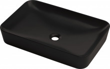 Tess Peonia Black - lavoar cu montaj pe blat finisaj negru CDS_NU6S