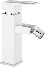 Anemon crom-alb Baterie de bideu cu sistem de dop automat