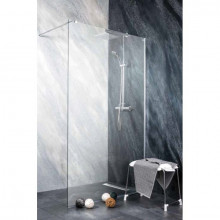 Paravan de dus finisaj crom tip Walk-in Sanotechnik Young - sticla 6mm