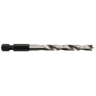 Burghiu lemn cu prindere hex. E 6,3 shank d 8,00