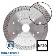 Disc diamantat RIM Turbo nr. 20 Ø125 x 22.23 mm