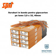 Surub gipscarton in banda 3,5x35 PH2 fosfatat - Cutie 10.000 buc.
