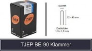 TJEP BE-90 35mm Capse zincate Coated. Box 3.000 pcs.