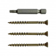 Ø4.5 x 55 MM Surub INOX A2 Fixare deck Tx25 Cutie 350 buc