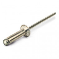 Pop nit INOX A2, DIN7337, Form A, A2/A2, Ø 4,8 x 10 cutie 500 bc