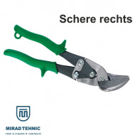 Foarfecă IDEAL dublu articulata 225 mm HRC 56-57 taiere pe dreapta