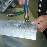 Foarfece decupare gauri/figuri, 250 mm HRC 59 pe dreapta
