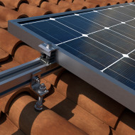 1 Kit INDEXTRUT KC-GPX2 pentru instalarea a 2 panouri solare pe tabla, tigla ceramica, panou sandwish