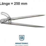 Compas FREUND 250 mm din otel forjat cu surub blocare