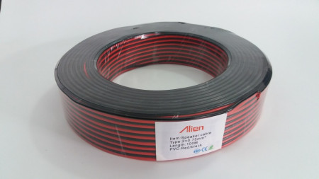 Cablu Alien de alimentare rosu/negru 2x0.75mm MK024-CA075