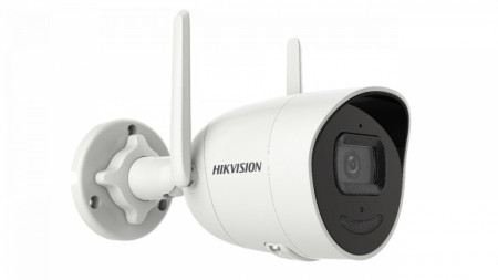 Camera Hikvision IP WiFi StrobeLight AcuSense cu microfon , difuzor si alarma audio 4MP DS-2CV2046G0-IDW