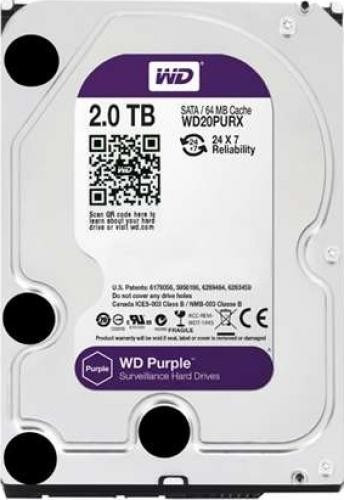 HDD WD Purple Surveillance 2TB WD20PURX