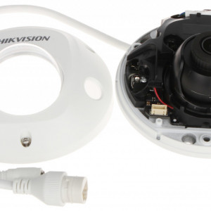 Camera HikVision IP 5MP DarkFighter IR 10m mini dome cu microfon si Wi-Fi DS-2CD2555FWD-IWS(D)