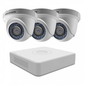 Sistem supraveghere interior Hikvision 3 camere 1.3MP MK072-KIT21