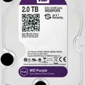 HDD WD Purple Surveillance 2TB WD20PURX