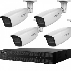 Kit supraveghere HikVision HiWatch 4 camere bullet varifocale MK-H001
