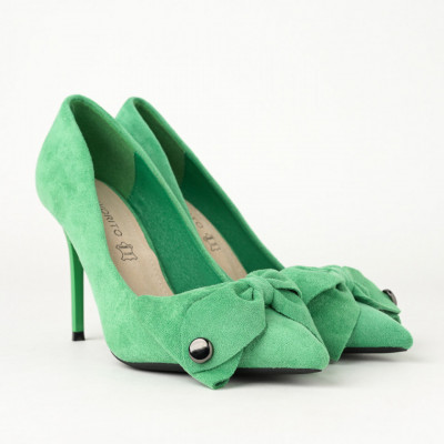 Cipele na štiklu L242204 zelene
