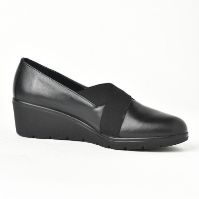 Kožne ženske cipele 664020 crne