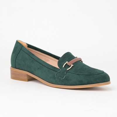 Cipele na malu petu C2115 zelene