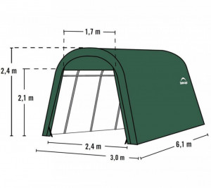 Prelata de schimb pentru garaj tip cort Shelter Logic 3x6.1 m