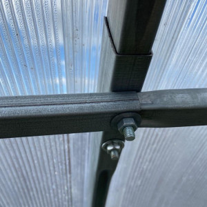 Sera policarbonat Energon FORTE 4x10 m, otel galvanizat 40x20 mm si policarbonat 4 mm