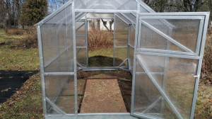 Sera Energon Klasik 2.5x8 m, otel galvanizat 40x40 mm si policarbonat 4 mm