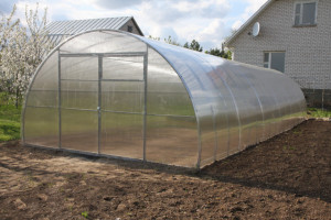 Sera policarbonat Energon FORTE 4x10 m, otel galvanizat 40x20 mm si policarbonat 4 mm
