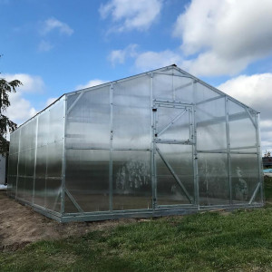 Sera Energon Lux 4x6 m, otel galvanizat 40x40 mm si policarbonat 4 mm