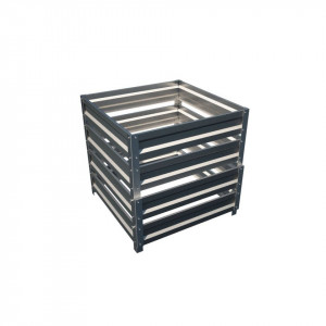 Compostor de gradina 1000 l din otel galvanizat