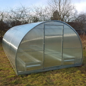 Sera policarbonat Energon 3X8 m, otel galvanizat 40x20 mm si policarbonat 4mm
