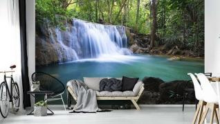 Wall murals with waterfalls for an oasis at home
