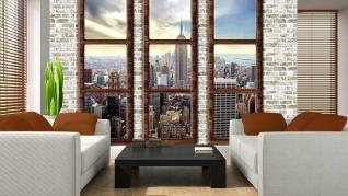 New York - the big city of love wall murals