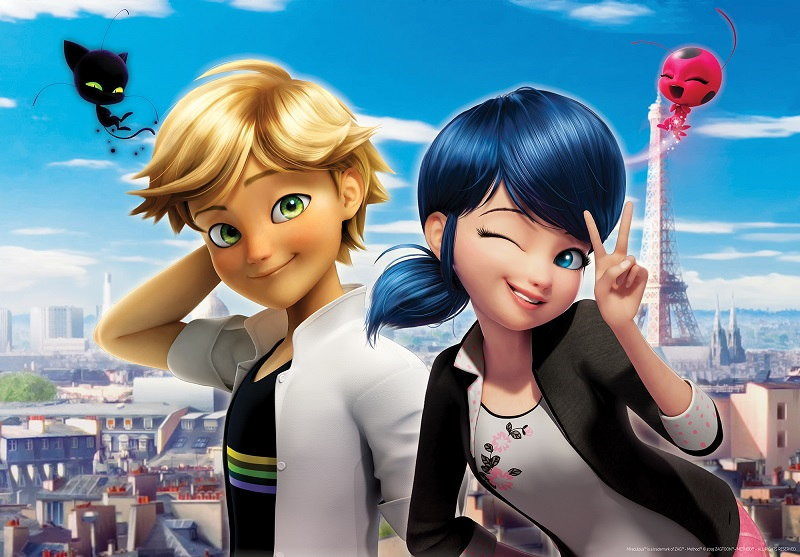 Marinette And Adrien Miraculous Ladybug Wall Mural 13654