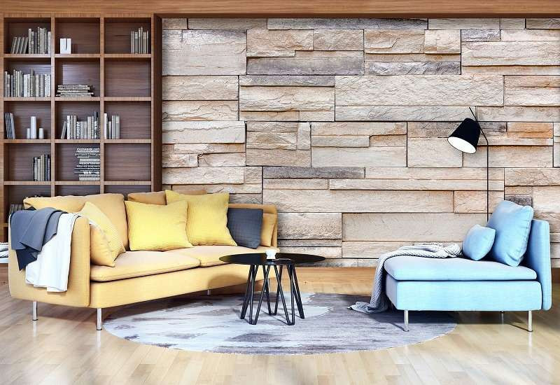 Stone cladding wall mural 11974