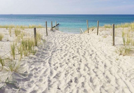 Footsteps in the sand wallpaper - 10387