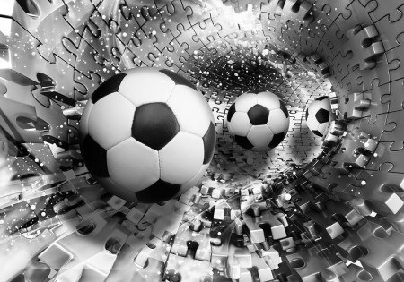 Football fan wallpaper with 3D effect - 3382