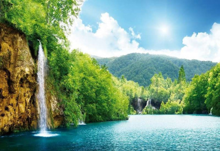 Exotic tropical place wall mural - 145