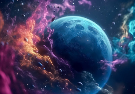 Planet and nebulae Wall Mural - 14659
