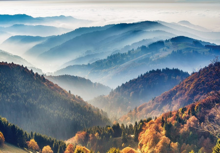 Inspiring mountain view Wall Mural - 14629