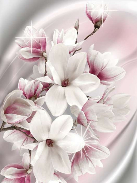 Tender floral motifs photowall image - 3017A