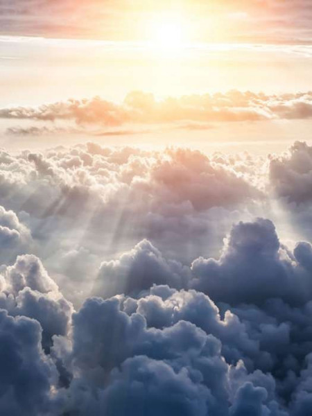 Clouds and the sun photowall - 10109A