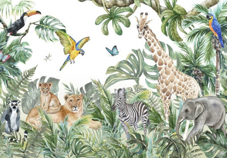 Jungle animals Wall Mural - 14522