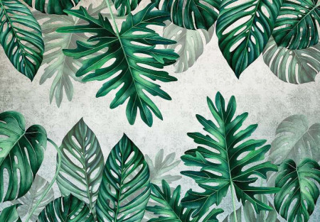 Еxquisite leaves wall mural - 13784