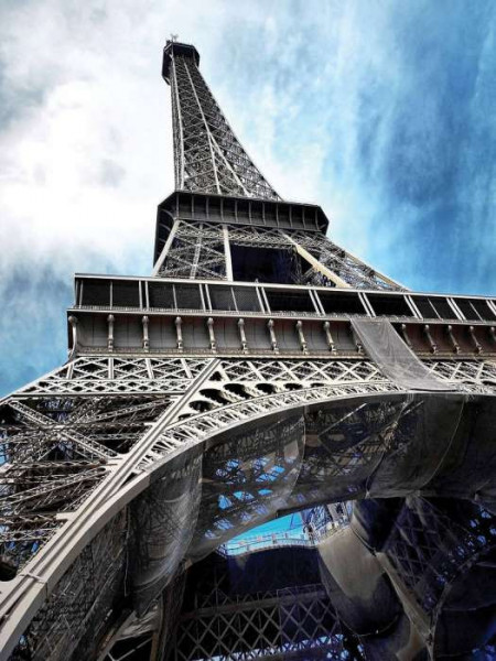 Eiffel tower bedroom wall mural - 144A
