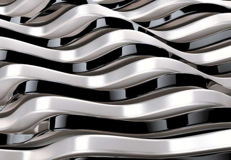 Abstract futurist wall mural - 12127