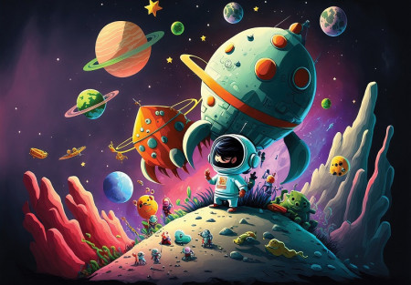 Astronaut Wall Mural - 14615